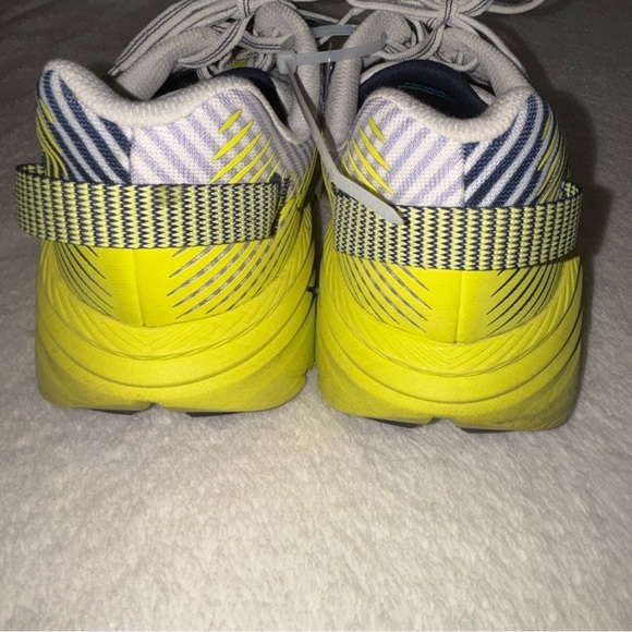 Hoka One One White and Yellow Sneakers - Picture 4 of 7